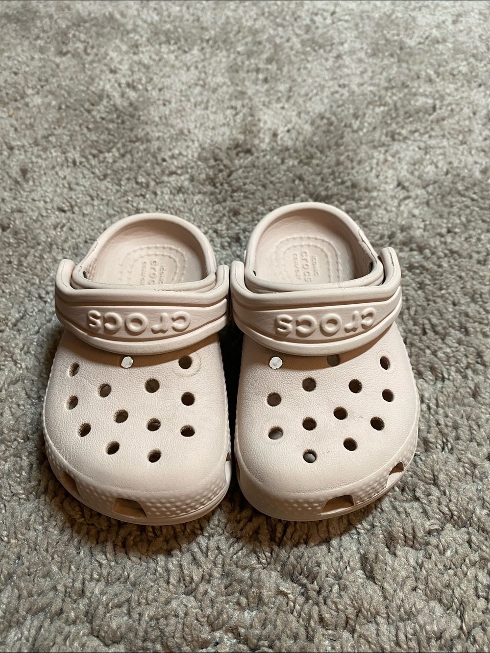 CROCS Kids Classic Clogs in Pale Pink toddler size C5